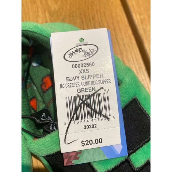 Minecraft CREEPER Slippers for little kid - Picture 7 of 7